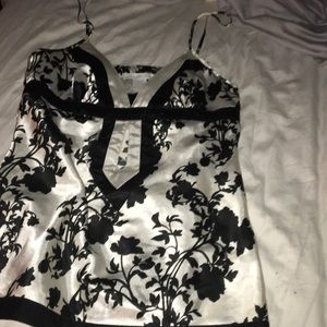 Asian style thin strap top with side zipper